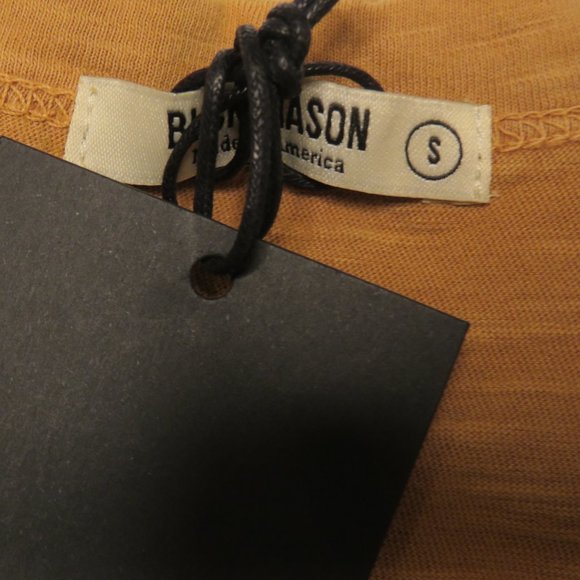 Buck Mason Mens Slub T-Shirt Curved Hem Crew S/S - Picture 8 of 12